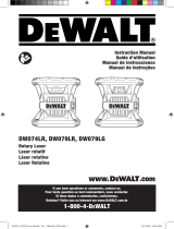 DeWalt DW079LRK Manuel utilisateur