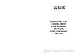 Electrolux RFI2510 Le manuel du propriétaire