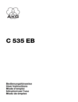 AKG C 535 EB Le manuel du propriétaire