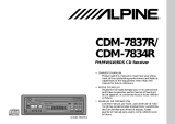 Alpine cdm 7837 r Le manuel du propriétaire