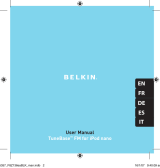 Belkin TUNEBASE FM TRANSMETTEUR POUR IPOD NANO 2G #F8Z136EABLK Le manuel du propriétaire