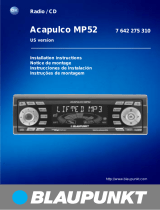 Blaupunkt ACAPULCO MP52 US Le manuel du propriétaire