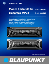 Blaupunkt monte carlo mp 34 Manuel utilisateur