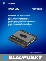 Blaupunkt BGA 250 Le manuel du propriétaire