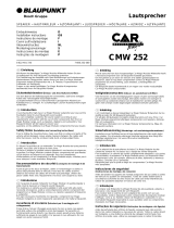 Blaupunkt CMW 252 MIDBASS CARMAGIC Le manuel du propriétaire