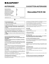 Blaupunkt DSSELDORF RCR 84 Le manuel du propriétaire