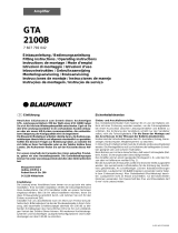 Blaupunkt GTA 2100B Le manuel du propriétaire
