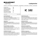 Blaupunkt IC 102 Le manuel du propriétaire