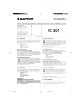 Blaupunkt IC 107 Le manuel du propriétaire