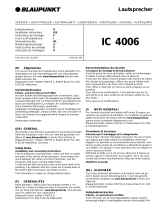 Blaupunkt IC 4006 Le manuel du propriétaire