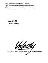 Blaupunkt neox 170 velocity se Le manuel du propriétaire