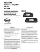 Blaupunkt VELOCITY VR 502/ VR 1002 Le manuel du propriétaire