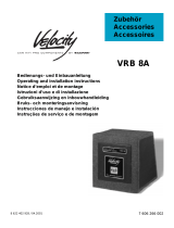 Blaupunkt VELOCITY VRB 8A Le manuel du propriétaire