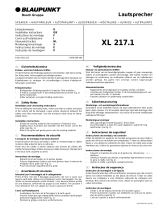 Blaupunkt XL 217.1 Le manuel du propriétaire