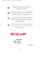 Groupe Brandt TV220XS1 Le manuel du propriétaire