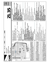 CAME ZL35 Le manuel du propriétaire