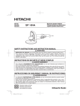 Hitachi SP18VA Manuel utilisateur