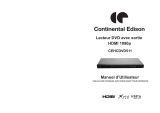 CONTINENTAL EDISON CEHCDVD511 Le manuel du propriétaire