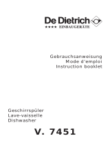 De Dietrich VW7451 Le manuel du propriétaire