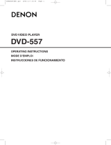 Denon DVD-557 Manuel utilisateur