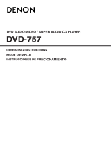 Denon DVD-757 Manuel utilisateur