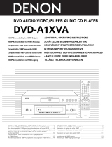 Denon DVD-A1XVA Le manuel du propriétaire
