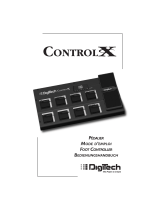 DigiTech CONTROLX Le manuel du propriétaire