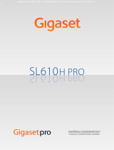 Gigaset SL610H PRO Le manuel du propriétaire