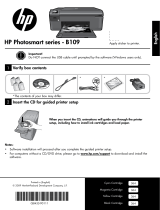 HP PHOTOSMART B109A Le manuel du propriétaire
