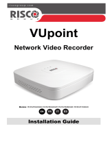 Risco VUpoint RVNVR08 Guide d'installation