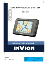 Invion GPS-3V4 Le manuel du propriétaire