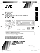 JVC KD-G731E Le manuel du propriétaire