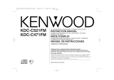 Kenwood KDC-C521FM - CD Changer With RF Modulator Manuel utilisateur