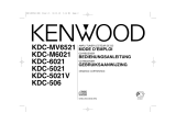 Kenwood KDC-MV6521 Le manuel du propriétaire