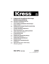 Kress 552 SPS Le manuel du propriétaire
