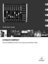 Behringer X-TOUCH COMPACT Le manuel du propriétaire