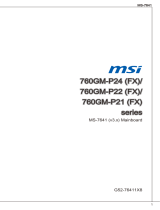 MSI 760GM-P21 (FX) Le manuel du propriétaire