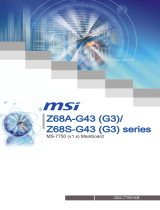 MSI Z68S-G43 (G3) Le manuel du propriétaire