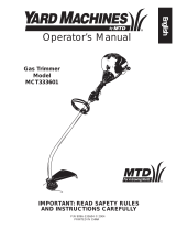 MTD MCT333601 Le manuel du propriétaire