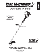 MTD MCT333707 Le manuel du propriétaire