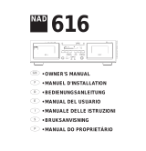 NAD 616 Le manuel du propriétaire
