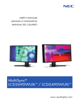 NEC LCD2690WUXI Le manuel du propriétaire