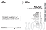 Nikon AI-S -NIKKOR ED 200-400MM F/4 Le manuel du propriétaire