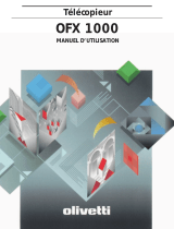Olivetti OFX 1000 Le manuel du propriétaire