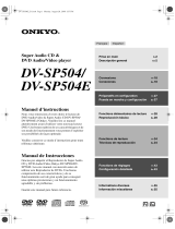 ONKYO DV-SP504 Le manuel du propriétaire