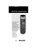 Philips SBC RP 421 Fernbedienung Manuel utilisateur