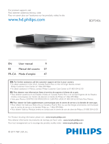 Philips BDP5406 Le manuel du propriétaire