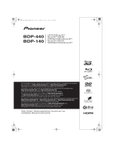 Pioneer BDP-140 SOUNDWARE XS DIGITAL CINEMA Le manuel du propriétaire