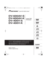 Pioneer DV-600 AV Le manuel du propriétaire