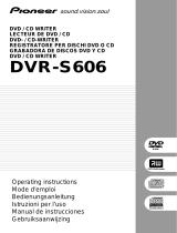 Pioneer DVR-S606 Le manuel du propriétaire